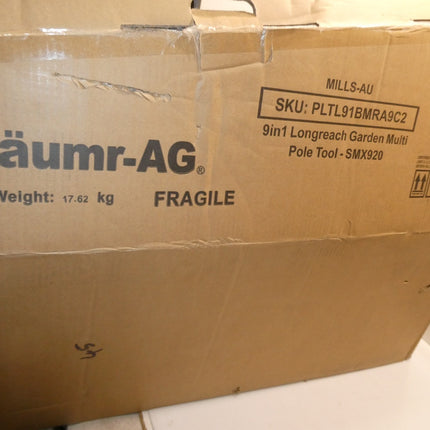BAUMR-AG 65cc 9in1 Long Reach Garden Multi-tool, Pole Saw, Hedge & Line Trimmer