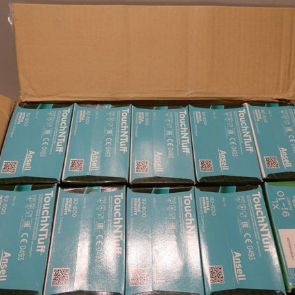 Ansell TouchNTuff 92-600 Nitrile Gloves (10 x Pack Of 100)