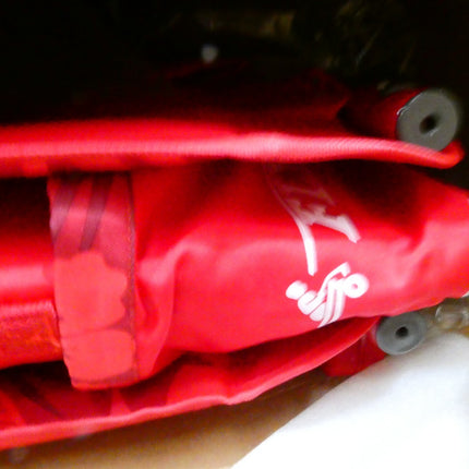 Radio Flyer Beach & Boardwalk Wagon, Folding Beach Cart, Ages 1.5+, Red Beach Wa