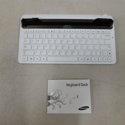 Samsung Galaxy Tab 10.1" Keyboard Dock White EKD-K14AWEGST