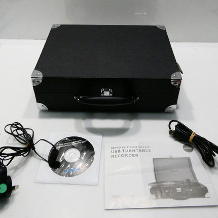 mbeat USB-TR88 Retro Briefcase-styled USB Turntable Recorder