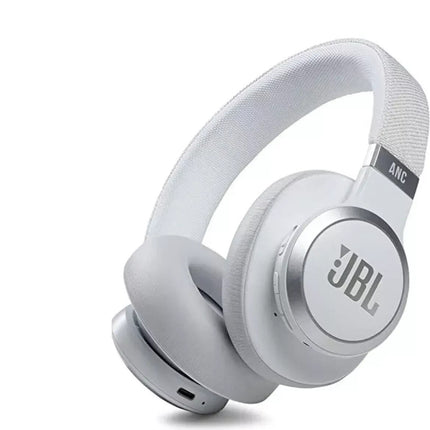 JBL Live 660NC Wireless Bluetooth Over-ear Noise-cancelling Headphones - White