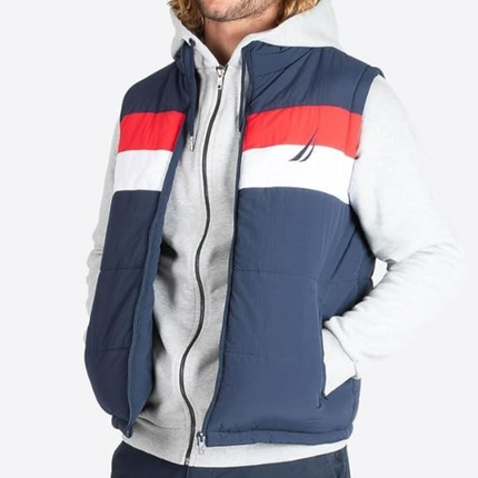 NAUTICA Men's Paris Gilet, Dark Navy, M