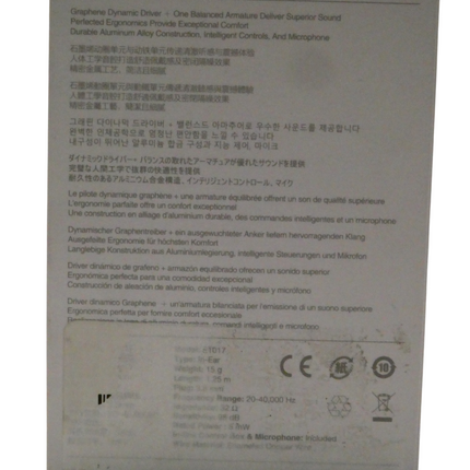 1MORE Dual Driver In-Ear Headphones (E1017)