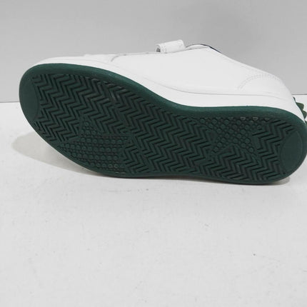 Clarks Kids Dewey White/Green E+ 28 E