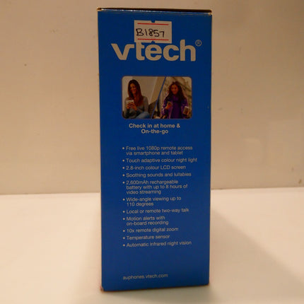 VTech RM2751 2.8" Smart Wi-Fi 1080p HD Video Baby Monitor with Remote Access