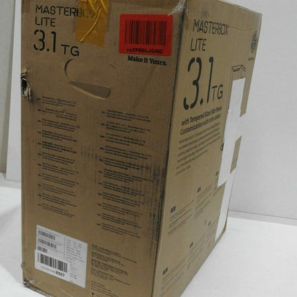 Cooler Master MasterBox Lite 3.1 TG Micro-ATX Case with Dark Mirror Design Black