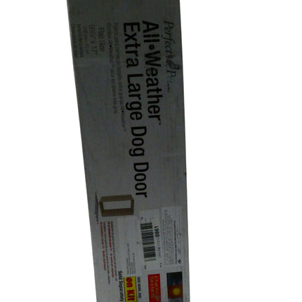 Perfect Pet the All-Weather Energy Efficient Dog Door, Extra Large, 9.75" X 17"