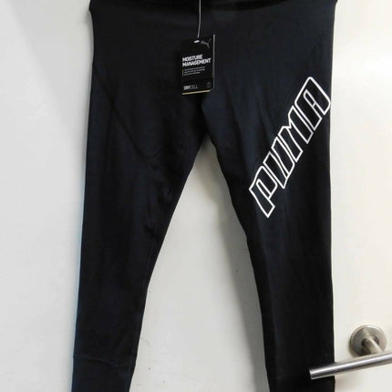 PUMA Women's Yogini Logo 7/8 Tight, Puma Black, Size - S
