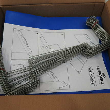 Durable Logistics Pockets with Wire Straps, A4, Landscape, Pack of 50