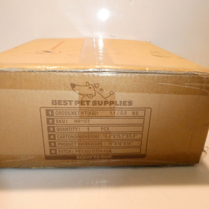 Best Pet Supplies Portable Indoor Pet House, Cream 16" x 16" x 14"