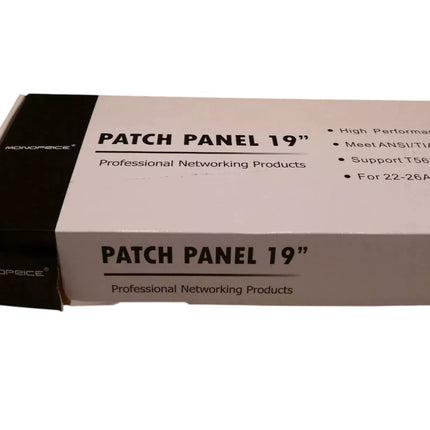 Monoprice 107307 Cat5 Enhanced 110Type 96-Port (568A/B Compatible) Patch Panel