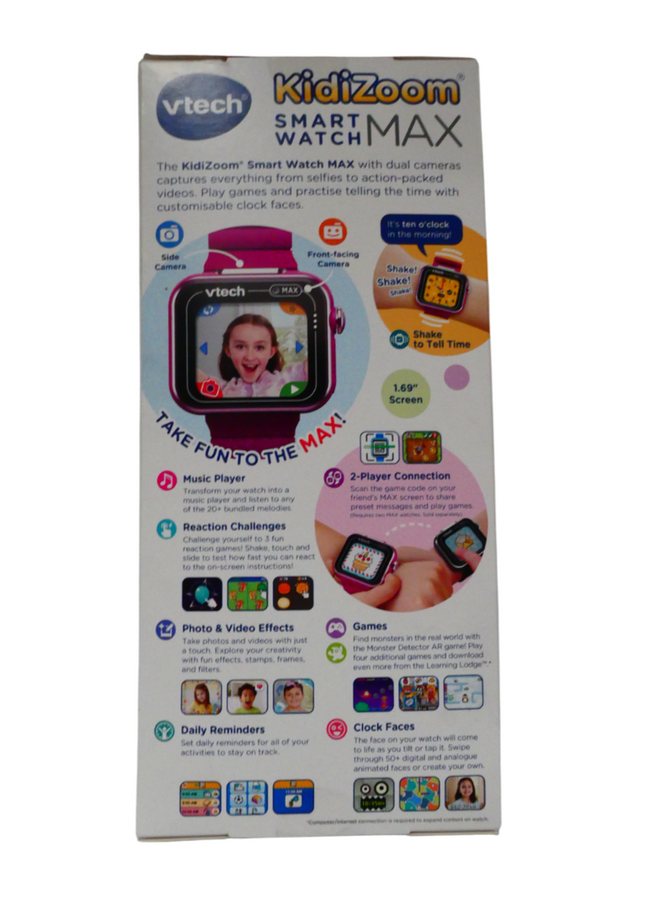 VTech Kidizoom Smartwatch Max - Kids Smartwatch, Smartwatch - 531613 - Purple