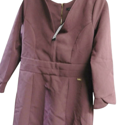 Armani Exchange Women's Dress 3/4 Sleeve, Wine, Size - 6