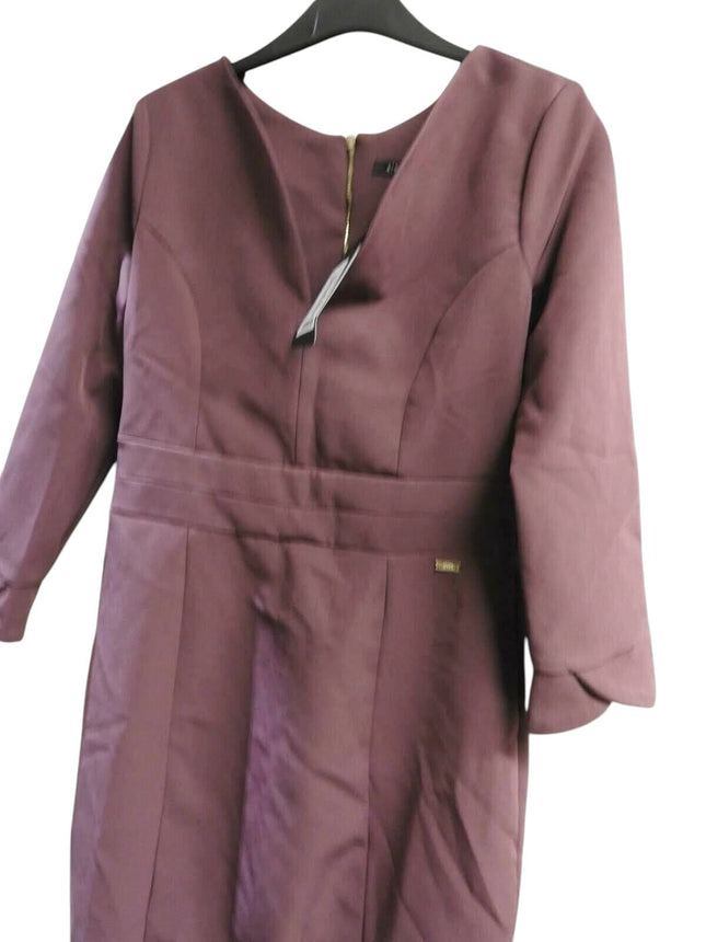 Armani Exchange Women's Dress 3/4 Sleeve, Wine, Size - 6