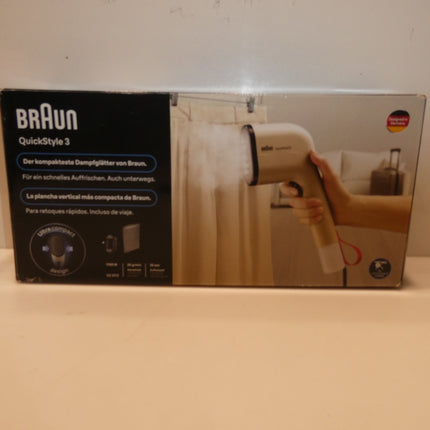Braun QuickStyle 3 GS3012BG, Compact and Light Garment Steamer - Beige