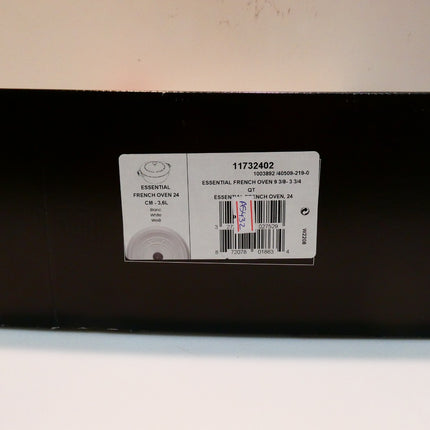 Staub Cast Iron Dutch Oven, 3.75Qt, Serves 3-4, Made in France, White