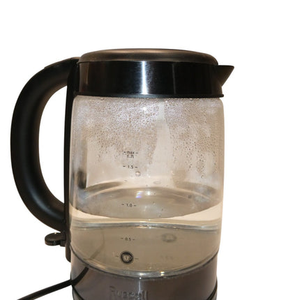 Russell Hobbs Brooklyn 1.7L Glass Kettle - Black Stainless Steel (RHK172BCH)