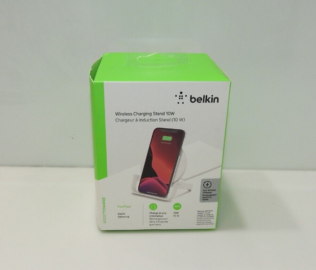Belkin BoostCharge 10W Wireless Charging Stand - White