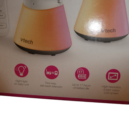 VTech BM5200N 5" 2-Camera Full Colour Video & Audio Baby Monitor