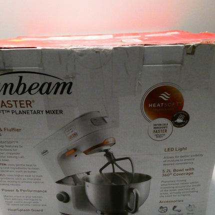 Sunbeam MXM7000WH 600W Mixmaster HeatSoft Planetary Stand Mixer - Sliver