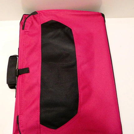 Amazon Basics Premium Folding Portable Soft Pet Crate - 53 x 38 x 38 cm - RED