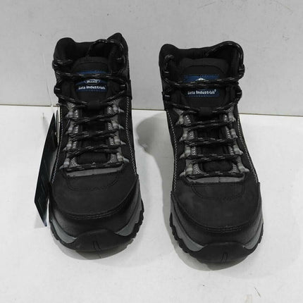 Bata Sportmates Maverick Black/Grey Safety Shoe, UK Men 3