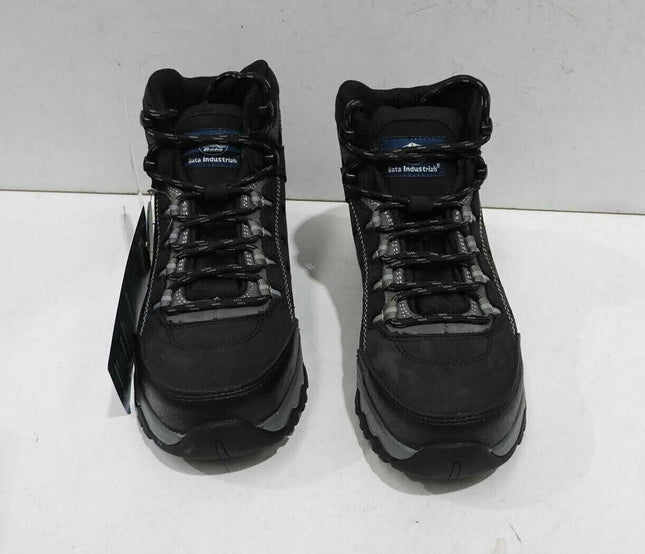 Bata Sportmates Maverick Black/Grey Safety Shoe, UK Men 3