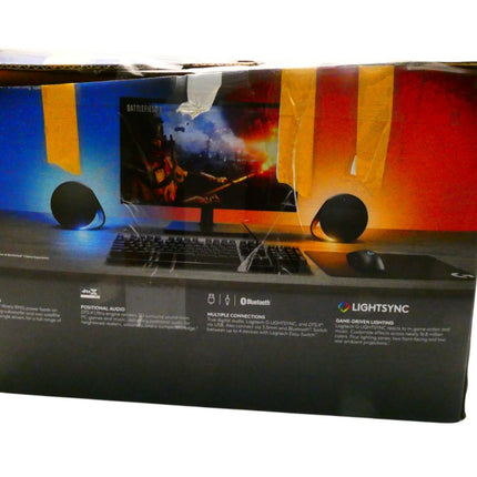 Logitech G 980-001303 G560 LIGHTSYNC PC Gaming Speakers Black