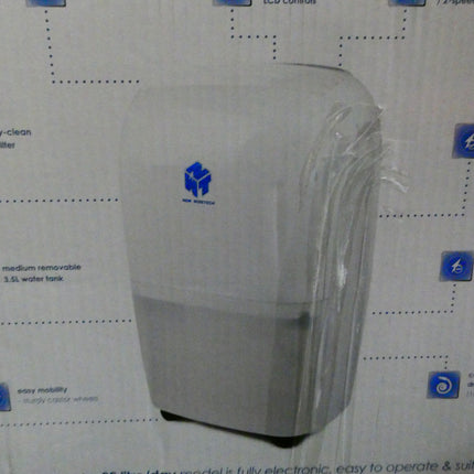 Ausclimate NWT Medium 20L Dehumidifier WDH-716DE, Suitable For Areas up to 30m2,