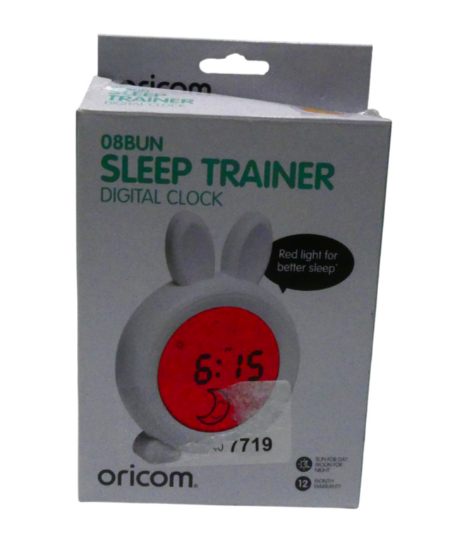 08BUN Bunny Sleep Trainer Clock - Sleep Routine Baby Infant Toddler Kids Child,