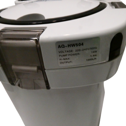 Dynamic Power 1000L/H Aquarium Filter, Ultra-Low Power Consumption, Multi-Level