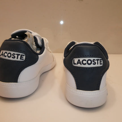 Lacoste Kid's Graduate 0721 1 SUC Sneaker, White/Navy, 11 US