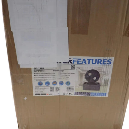 Ewaterfeatures EWF3150031 Yin Yang Patio Dark/Black
