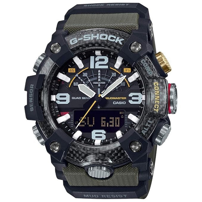 G-SHOCK Men's GGB100-1A3 Analog-Digital Watch, Black/Green