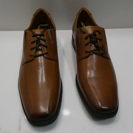 Clarks Men's Tilden Walk Oxford, Dark Tan Leather, 11 US