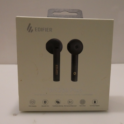 Edifier TWS200 Plus Grey Wireless Earbuds with Charging Case