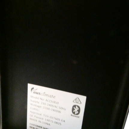 Ausclimate 2400W Smart Convection Heater, Home Heater Suitable For Medium to Lar