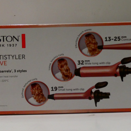 Remington 3 in 1 Multistyler Curl and Wave, CI97MS3AU, Curling Iron with 3 In...