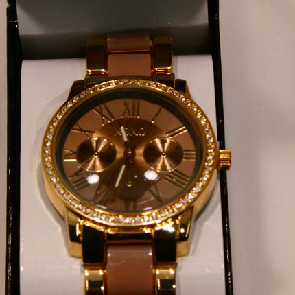 XOXO Analogue Yellow and Rose Gold Women's Watch - XO5873