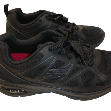 Skechers Men's Work: Arch Fit Slip Resistant Sneaker, Axtell - Black, US 8