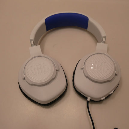 JBL Quantum 100P PS Version Headset, White Blue