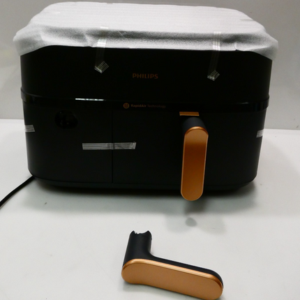 Philips 3000 Series Dual Basket 9L Air Fryer XXL (Grey) NA352/00