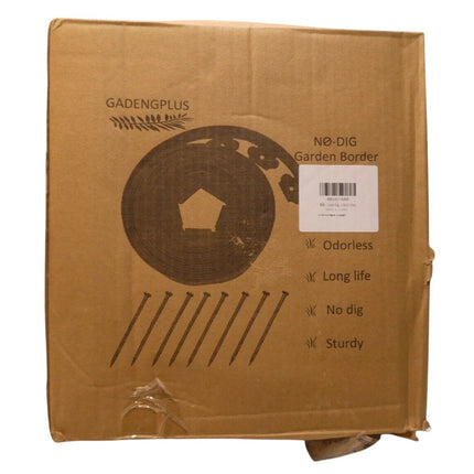 Garden Edge Landscape Edging Border No Dig, Mulch Border, Rubber Landscaping Edg