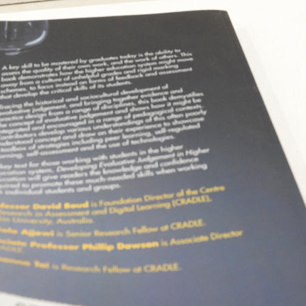 Developing Evaluative Judgement in Higher Education: Assessment for Knowing