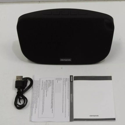 AIWA Soulmate (Black) ABT-110 Portable Bluetooth Speaker with Built-in Mic & TWS