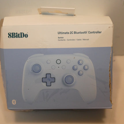 8Bitdo Ultimate 2C Bluetooth Gaming Controller for Switch & Switch 2 - Blue