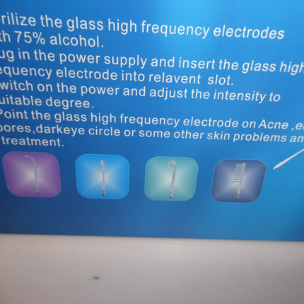 High Frequency Facial Wand 4 in 1 Portable High Frequency Facial Skin Machine fo