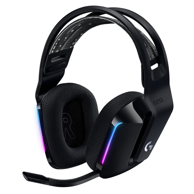 Logitech G733 (Black) LIGHTSPEED Wireless RGB Gaming Headset