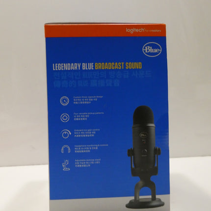 Logitech Yeti Premium Multi-Pattern USB Microphone with Blue Voice